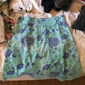 Handmade blue skirt